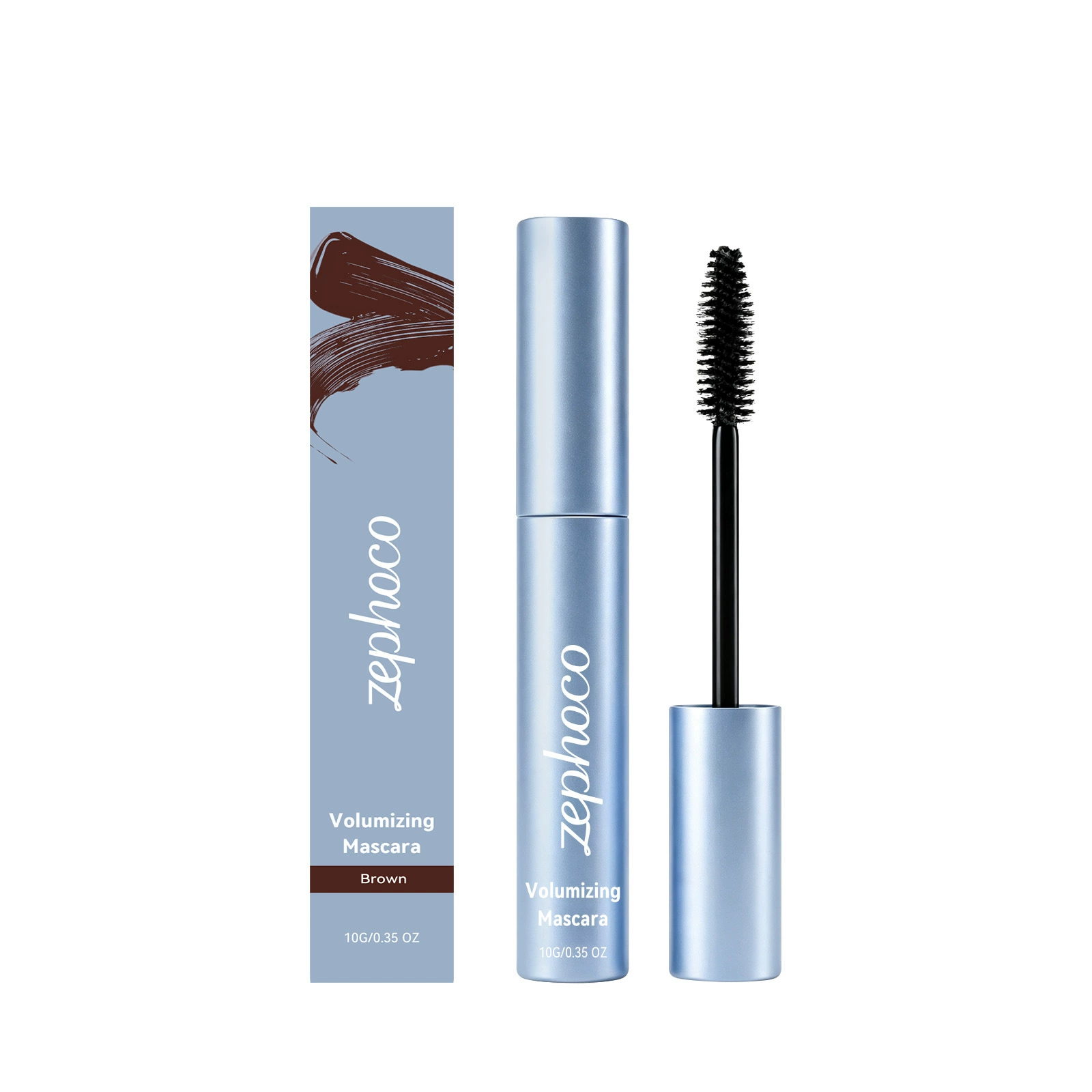Dense eye black series natural mascara smooth color rendering easy to apply daily creating three-dimensional eye makeup - Image 2