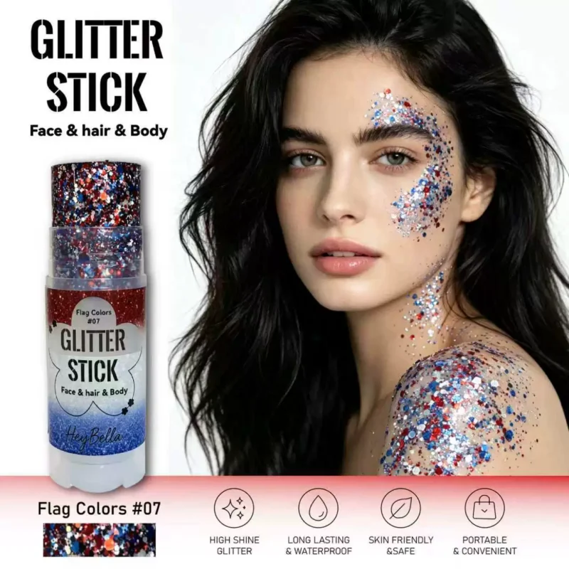Sparkling sequins explosive stage makeup performance makeup