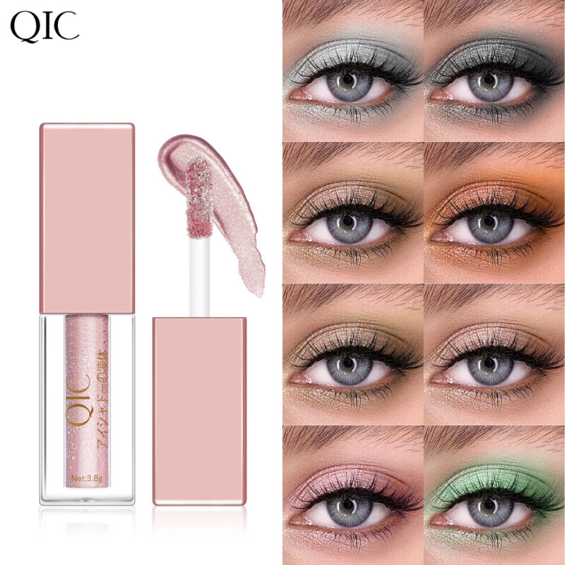 Monochromatic eye shadow Pearl sequin highlight liquid eye shadow