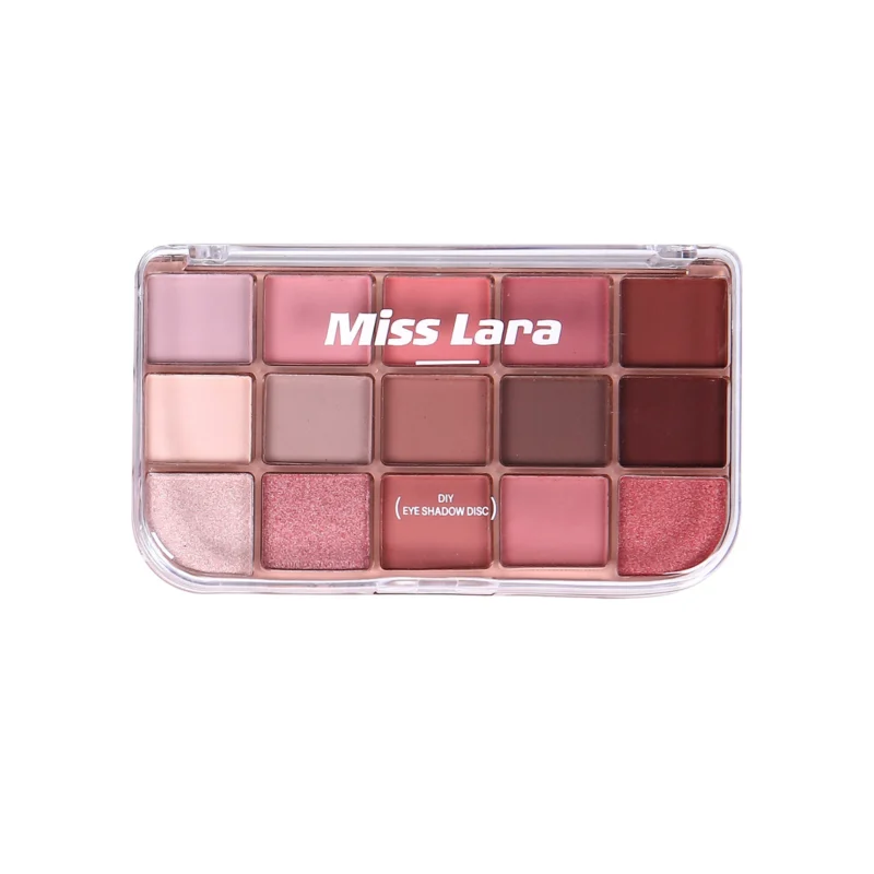 Fifteen color eye shadow plate is dull shiny the ground color smoked pink purple the sun is often dizzy Cross border color makeup eye shadow