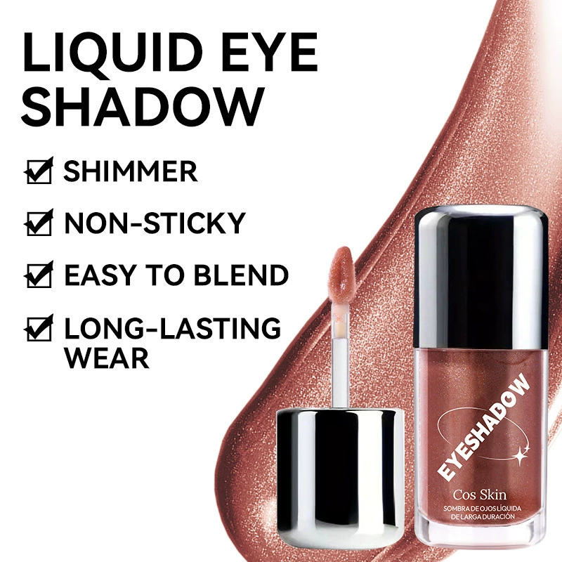 Liquid eye shadow pearl light fine flash lasting makeup daily eye makeup