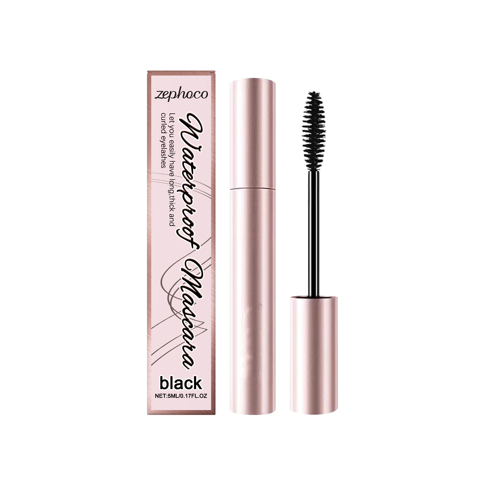 mascara curly eye black series natural beautiful slender durable not easy to take off makeup smudge-proof