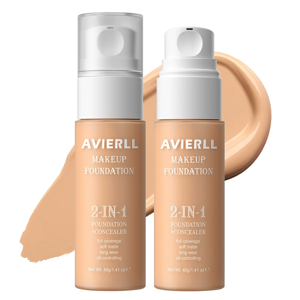 Moisturizing liquid foundation keep makeup a long time waterproof easy push off oil control concealer foundation make-up