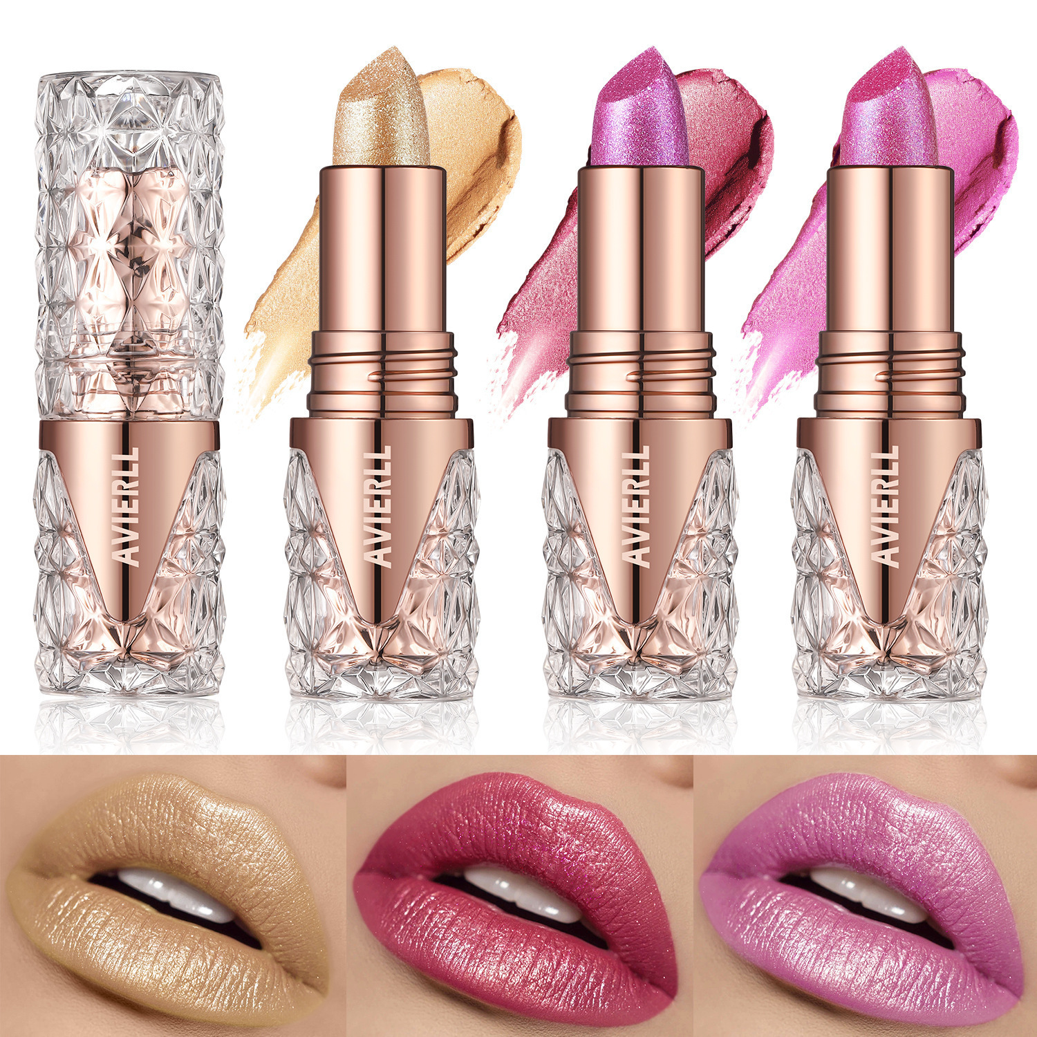 New Shiny Lipstick Durable Waterproof Pearl Shiny lipstick - Image 7