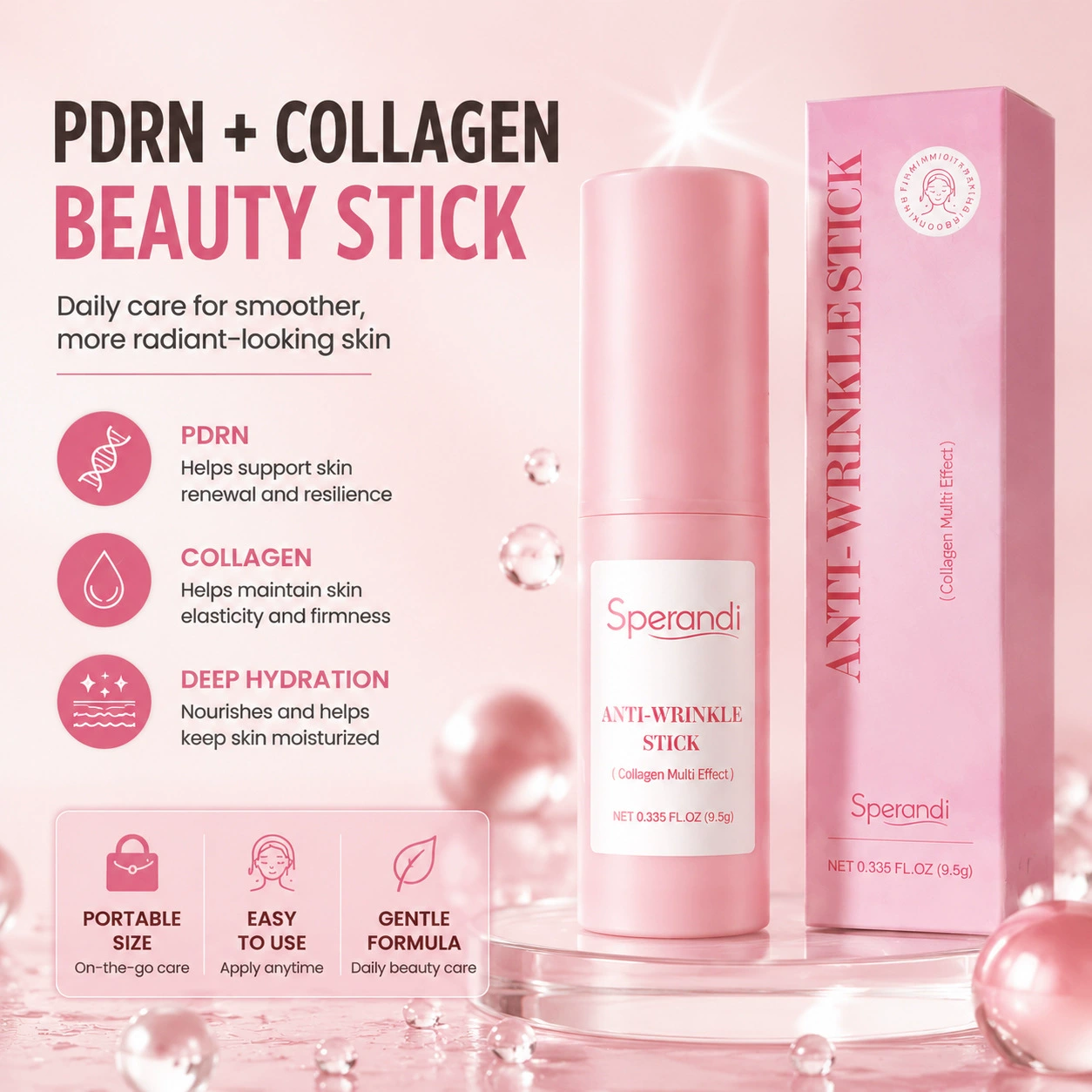 Collagen Multi effect Wrinkle Stick DNA Sodium Moisturizing Moisturizing Firming face cream