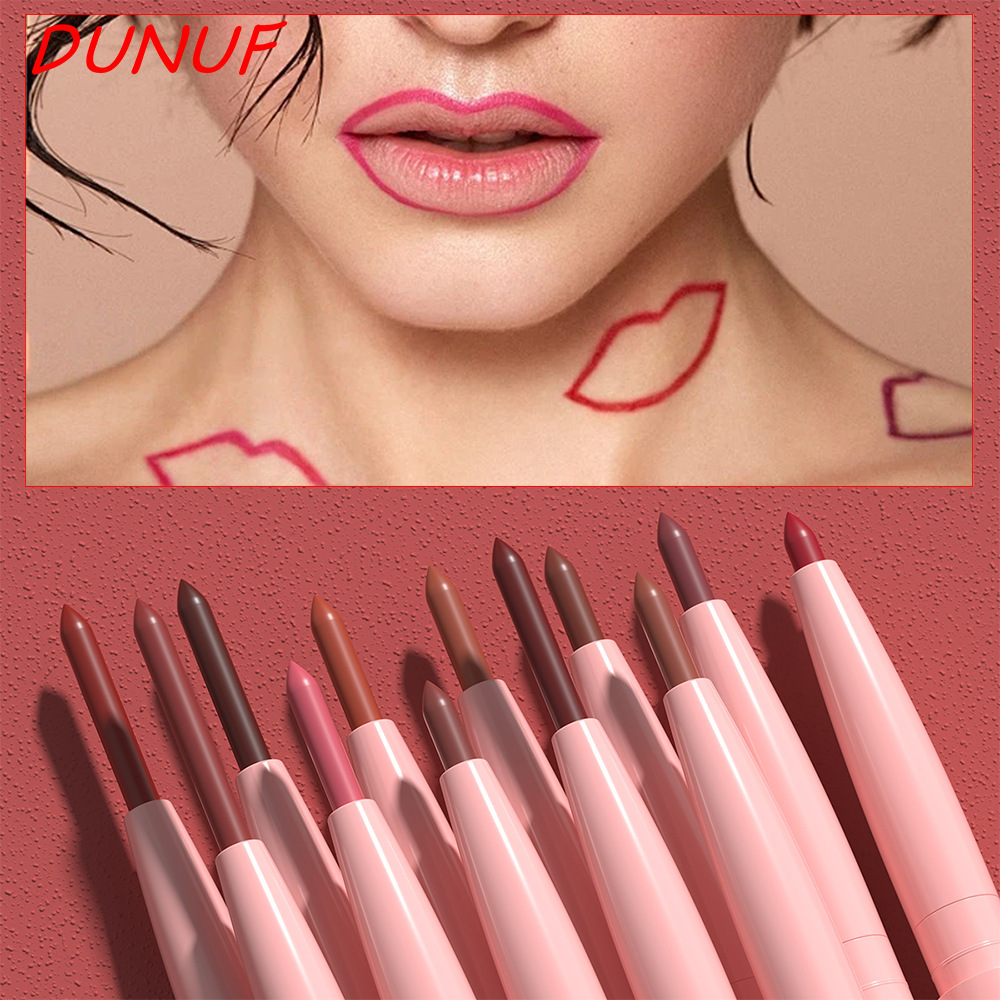 12-piece velvet matte lip liner set easy application nude lipstick lipstick pen - Image 3