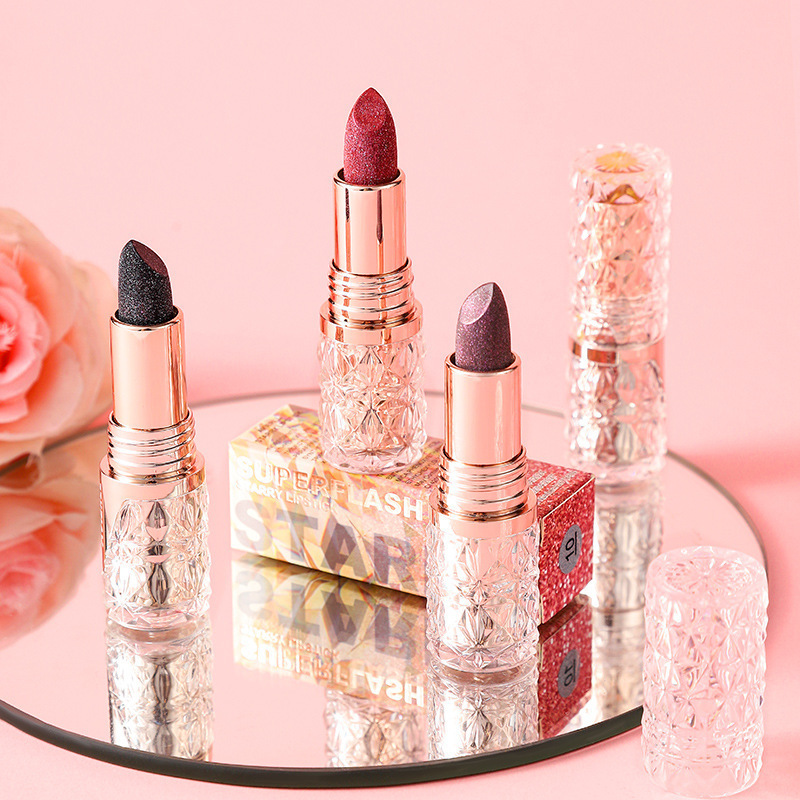 New Shiny Lipstick Durable Waterproof Pearl Shiny lipstick