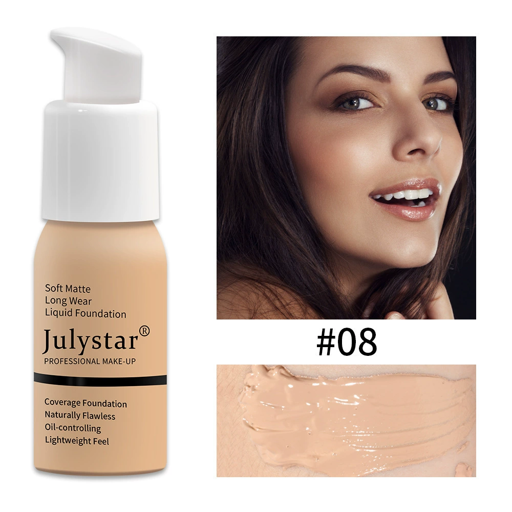 Oil control foundation make-up foundation make-up foundation cream concealer long-lasting makeup liquid foundation - Image 9