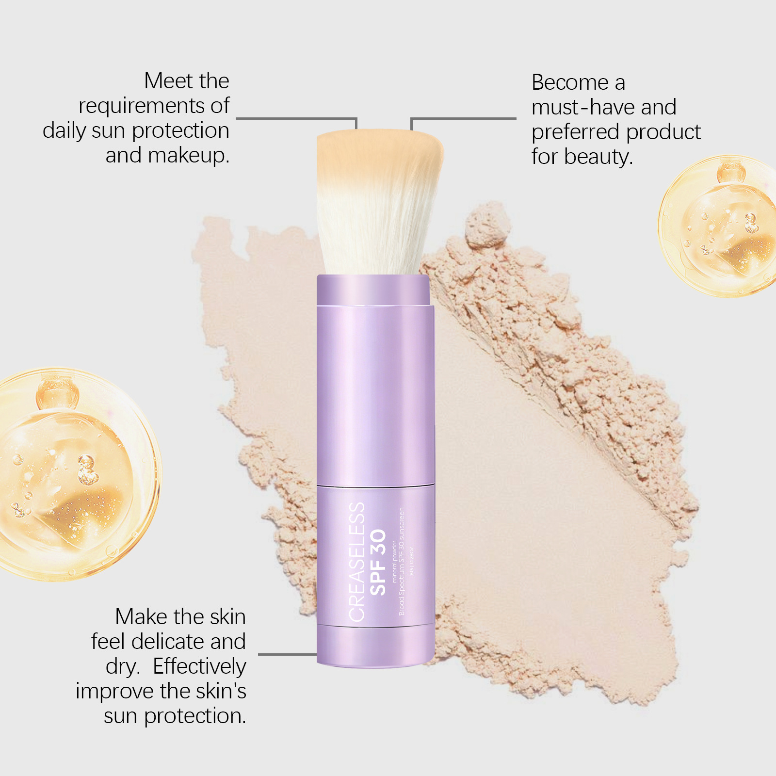 Mineral Protective Setting Powder Series Lightweight Breathable Delicate Natural Outdoor Protective Setting Powder - Image 3