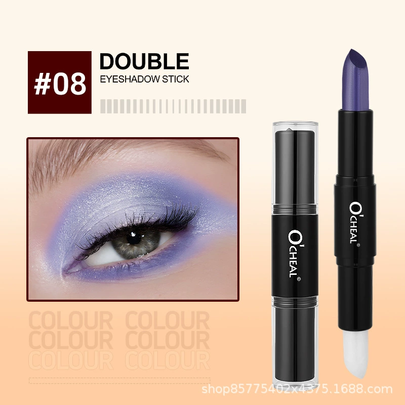 Concealer double head eye shadow stick brightens the highlight three-dimensional face - Image 9