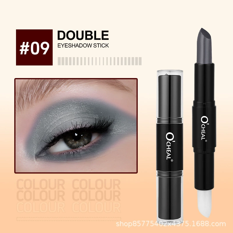 Concealer double head eye shadow stick brightens the highlight three-dimensional face - Image 10