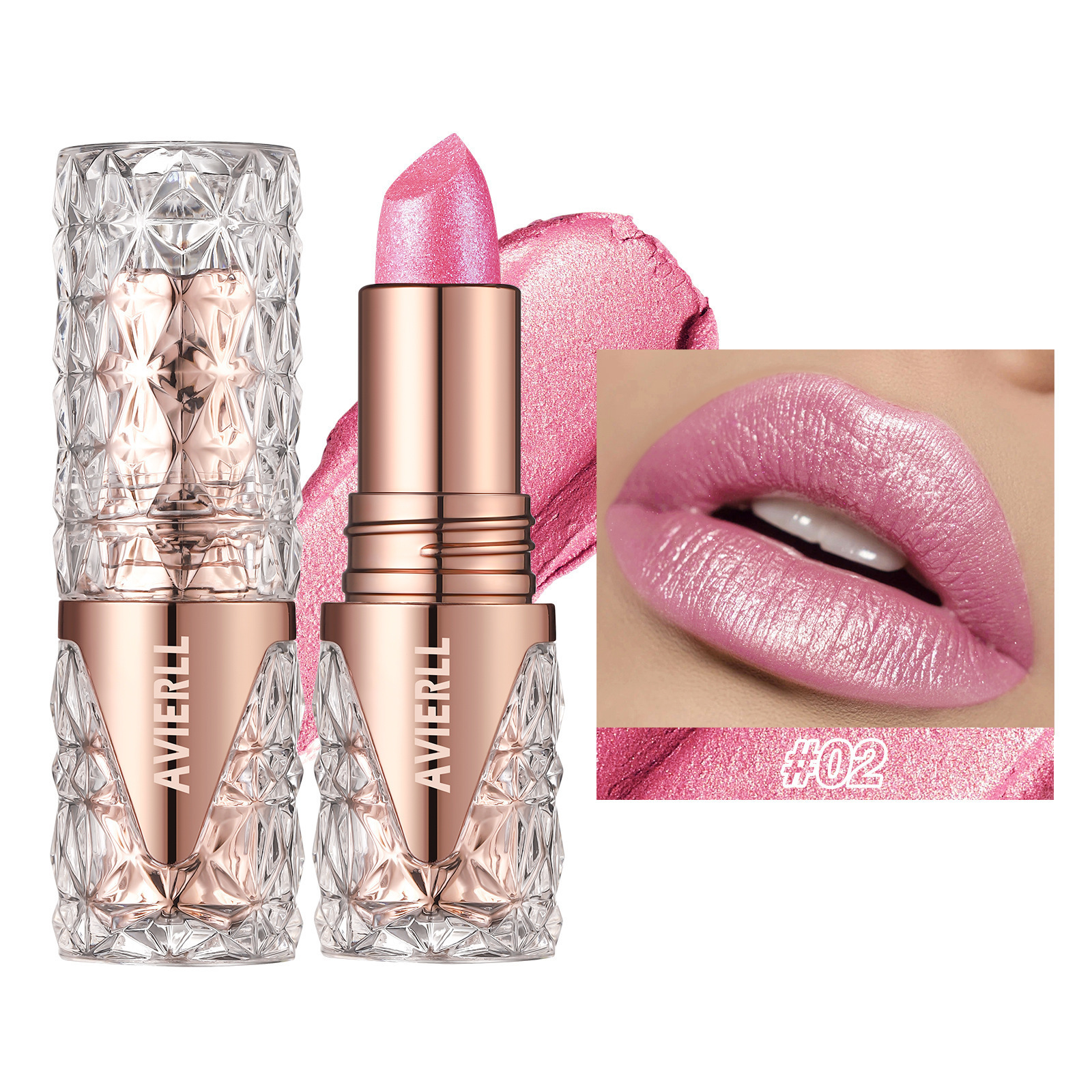 New Shiny Lipstick Durable Waterproof Pearl Shiny lipstick - Image 3