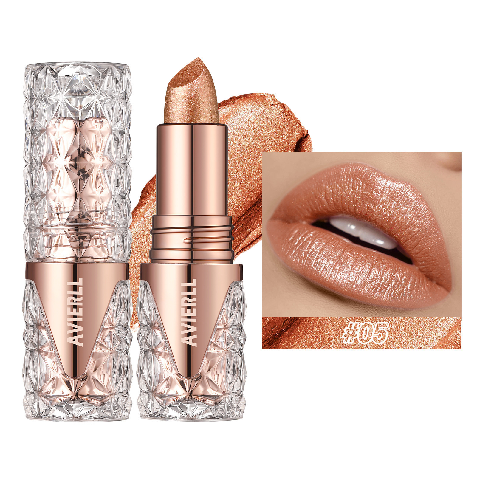 New Shiny Lipstick Durable Waterproof Pearl Shiny lipstick - Image 4
