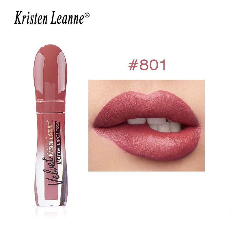 Matte lip gloss matte lipstick non stick to cup non fading - Image 2