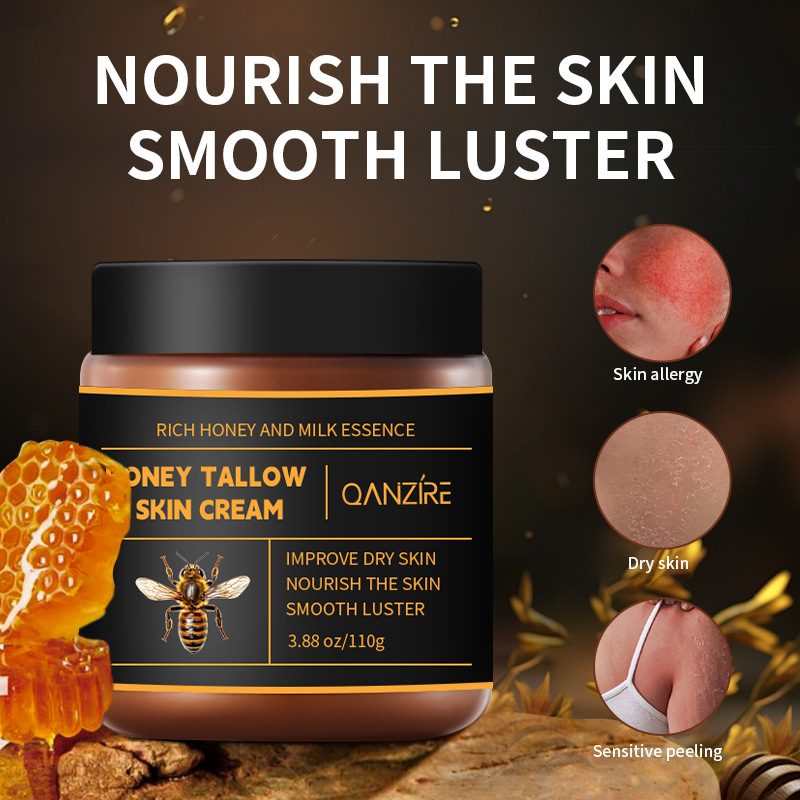 Cross border honey butter face cream bottle Amazon hot sale moisturizing brightening skin color - Image 2