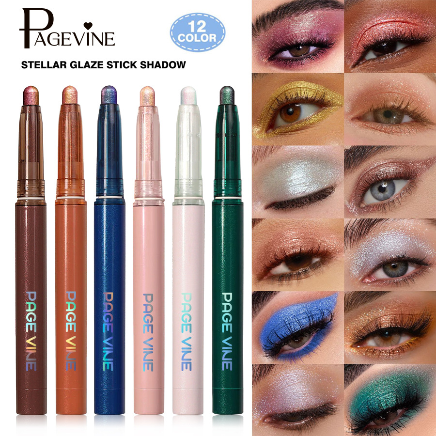 High light eye shadow stick brightening delicate Lying Silkworm eye shadow pen - Image 2