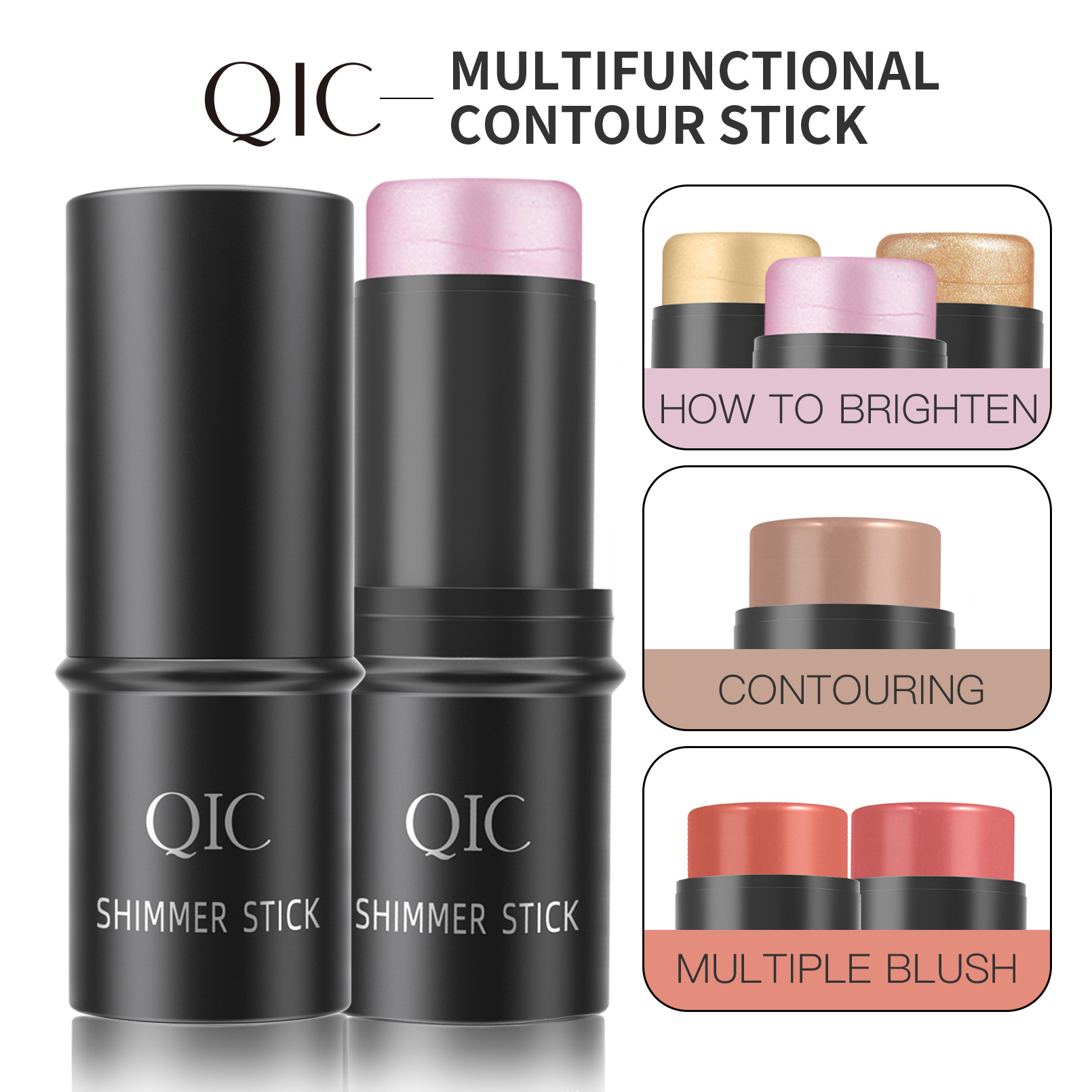 Makeup stick high light powder blusher repair stick shadow contour stick - Image 3