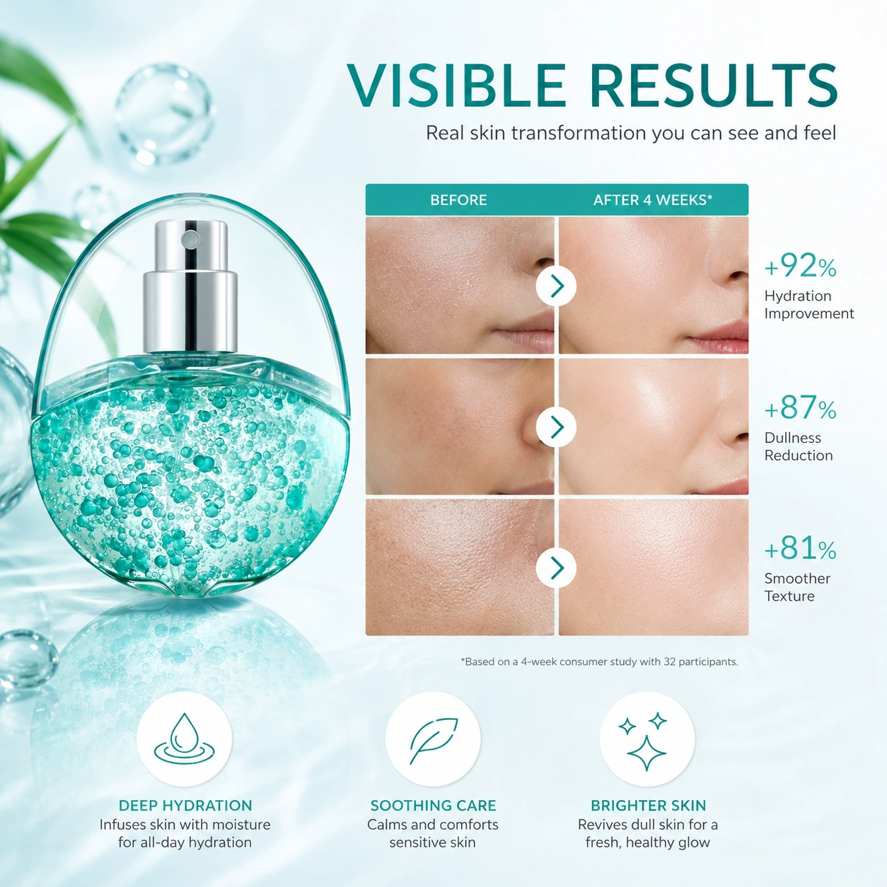 Cross border popular facial essence collagen luminous spray moisturizes nourishes softens moisturizes skin - Image 2