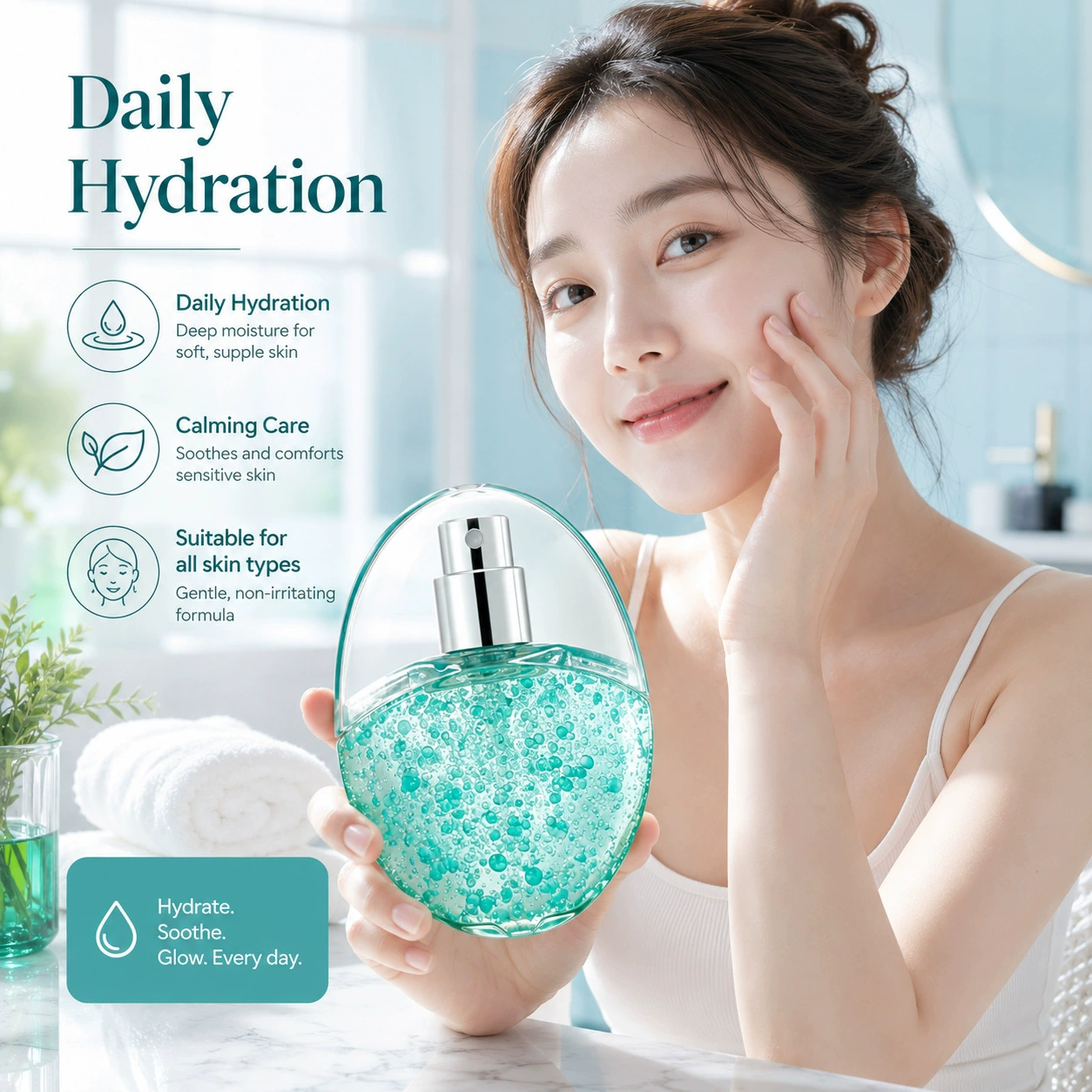 Cross border popular facial essence collagen luminous spray moisturizes nourishes softens moisturizes skin - Image 3