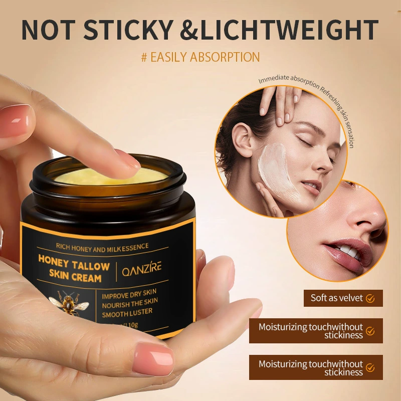 Cross border honey butter face cream bottle Amazon hot sale moisturizing brightening skin color - Image 3