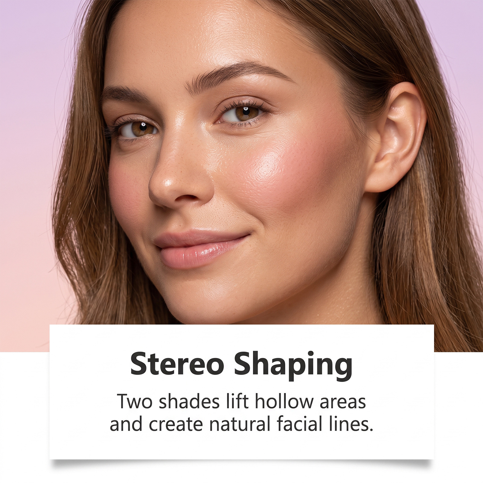 Multi effect Moisturizing powder blusher Repairing Stick Series Colorful Dyeing Smoothing Cheek Repairing Brightening Dual purpose Daily Makeup Stick - Image 3
