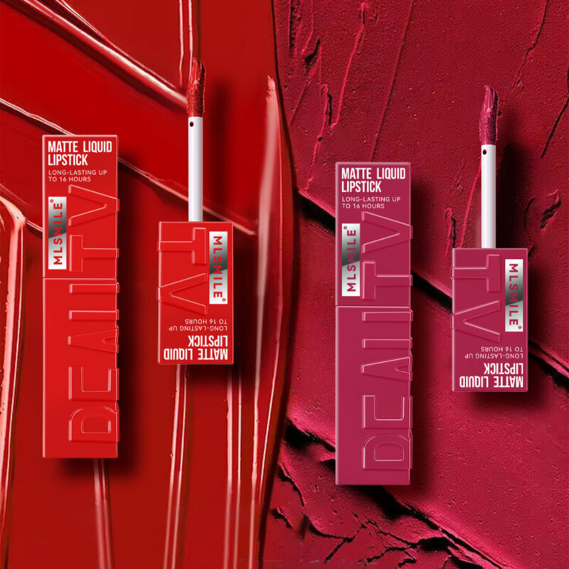 Matte matte finish Liquid lipstick smudge-proof velvet lip gloss colorfast