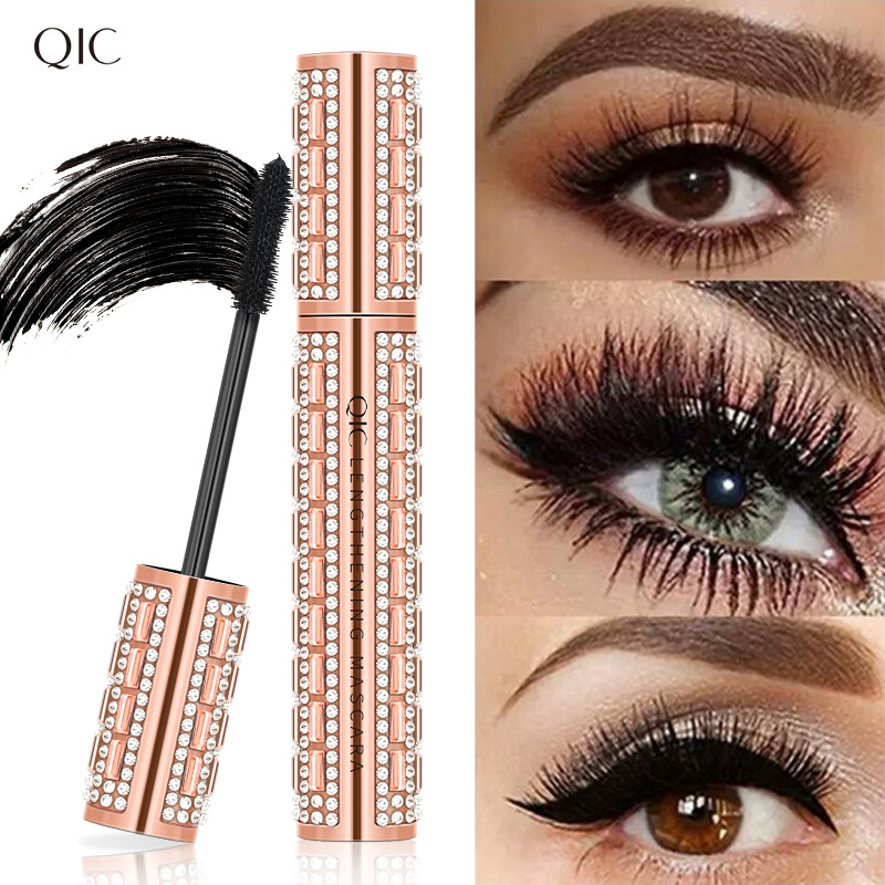 Star Diamond eye black Lengthens Thick curls up not smudge color makeup mascara primer - Image 4