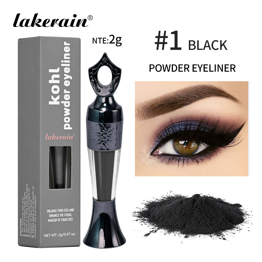 Eyeliner Powder eyeliner Pen Green 5 Color long-lasting makeup - Image 4