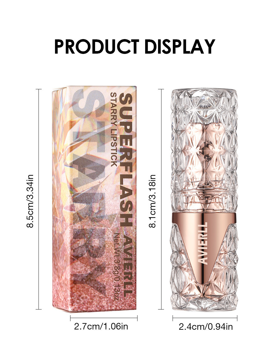 New Shiny Lipstick Durable Waterproof Pearl Shiny lipstick - Image 2