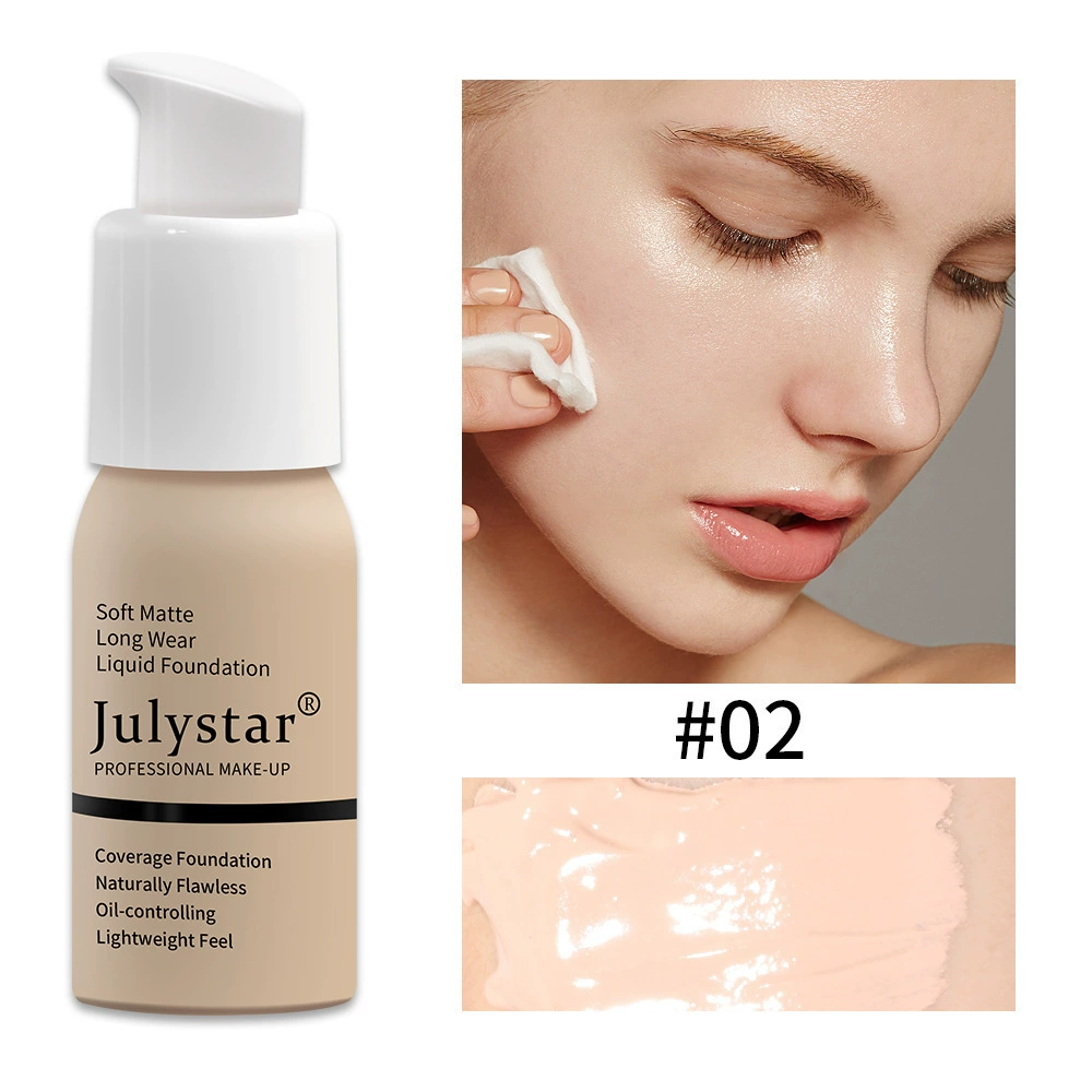 Oil control foundation make-up foundation make-up foundation cream concealer long-lasting makeup liquid foundation - Image 3