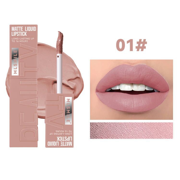 Matte matte finish Liquid lipstick smudge-proof velvet lip gloss colorfast - Image 5