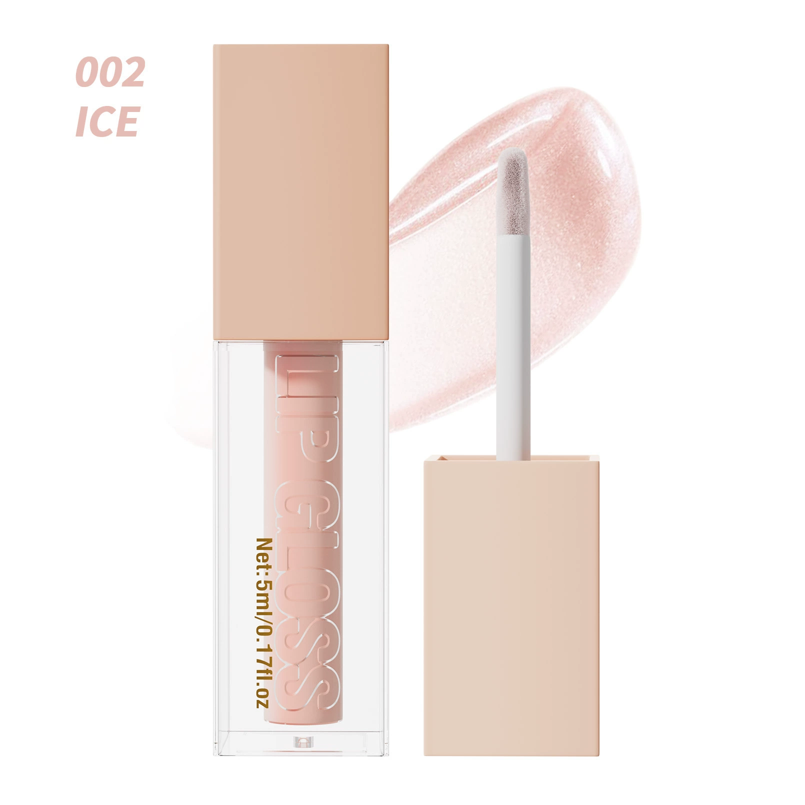 Eight color mirror water gloss lip gloss moisturizing fine shimmering pearl lip gloss - Image 2