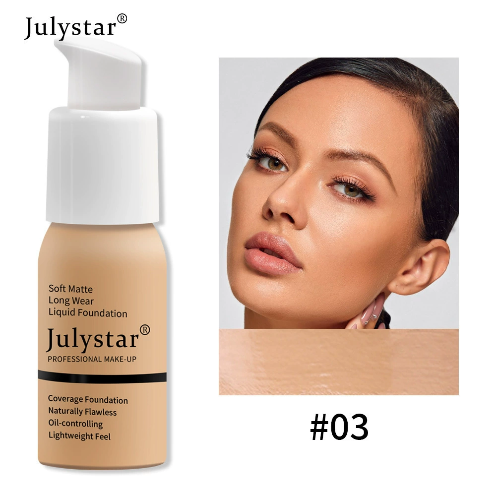Oil control foundation make-up foundation make-up foundation cream concealer long-lasting makeup liquid foundation - Image 4