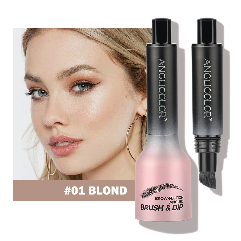Explosive eyebrow dye upgraded version press type fine brush head waterproof non smudging wild eyebrow pencil - Image 2