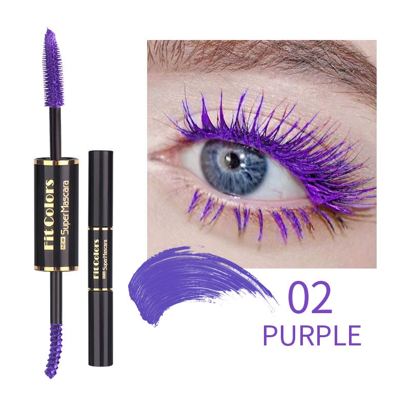 Eye black double head color mascara thick curly white eyebrow dye eye black - Image 3