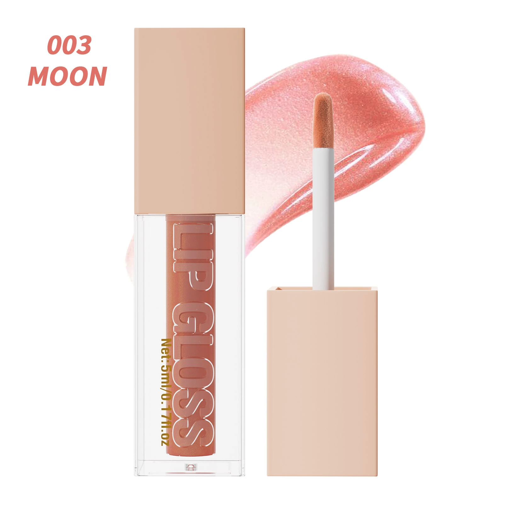 Eight color mirror water gloss lip gloss moisturizing fine shimmering pearl lip gloss - Image 3