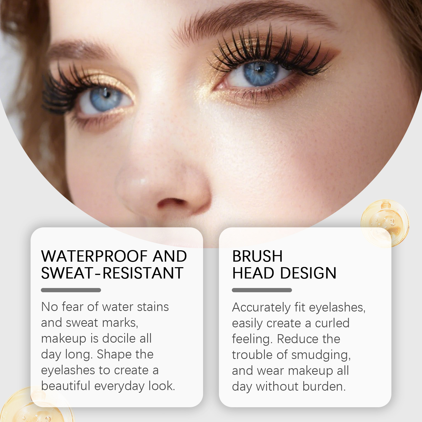 Slim curly eye black (black) mascara light smooth natural three-dimensional daily beautiful eye makeup - Image 4