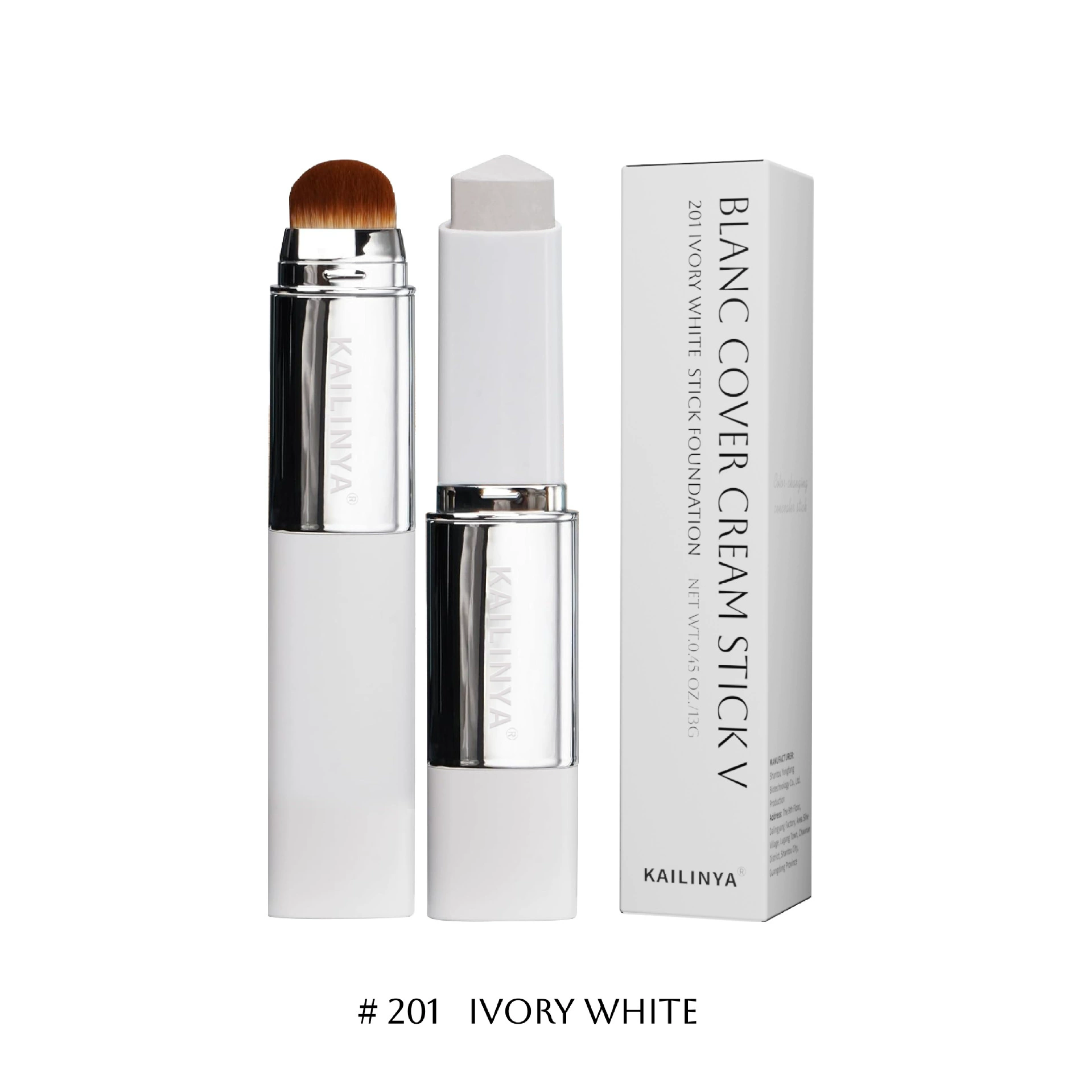 Flawless foundation make-up cream long-lasting makeup waterproof sweat proof concealer/face repair double head color changing foundation make-up stick - Image 3