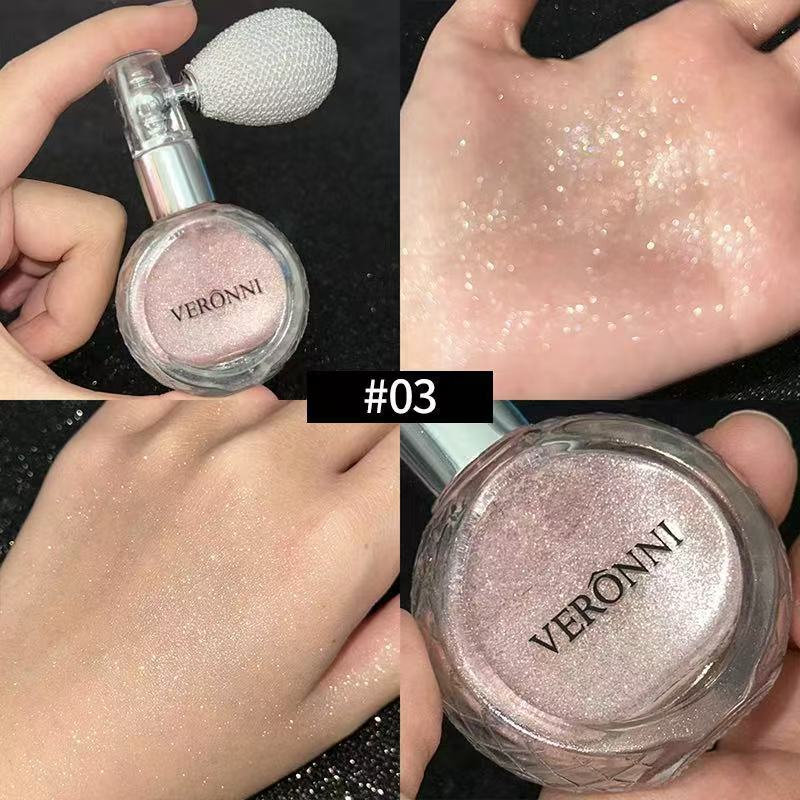 Airbag glitter high gloss powder spray fine glitter spray pearl light brightening fragrance powder glittering - Image 7