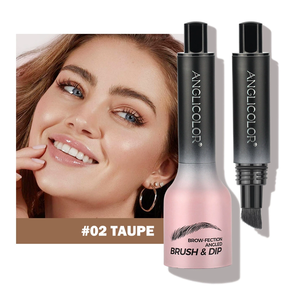 Explosive eyebrow dye upgraded version press type fine brush head waterproof non smudging wild eyebrow pencil - Image 3