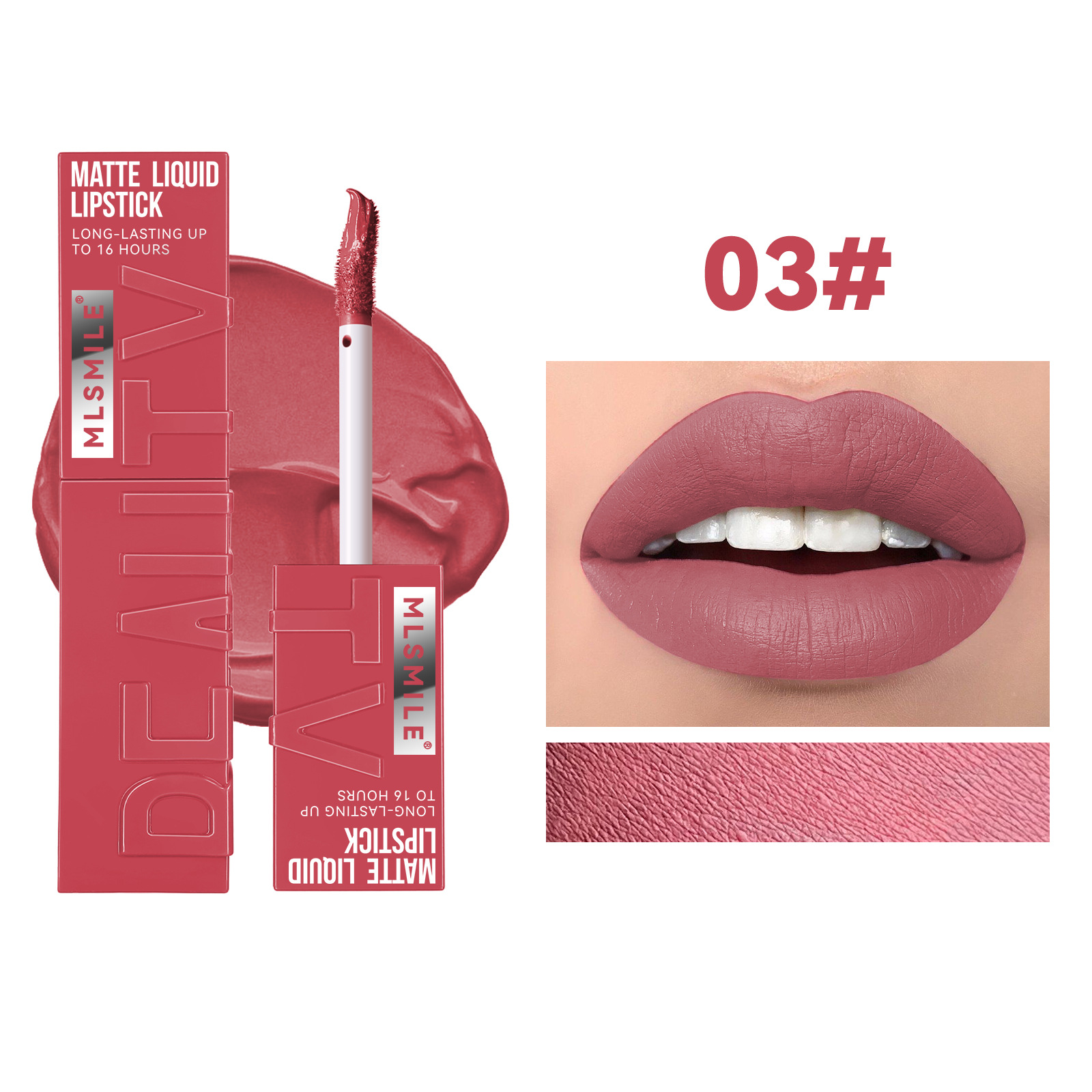 Matte matte finish Liquid lipstick smudge-proof velvet lip gloss colorfast - Image 7