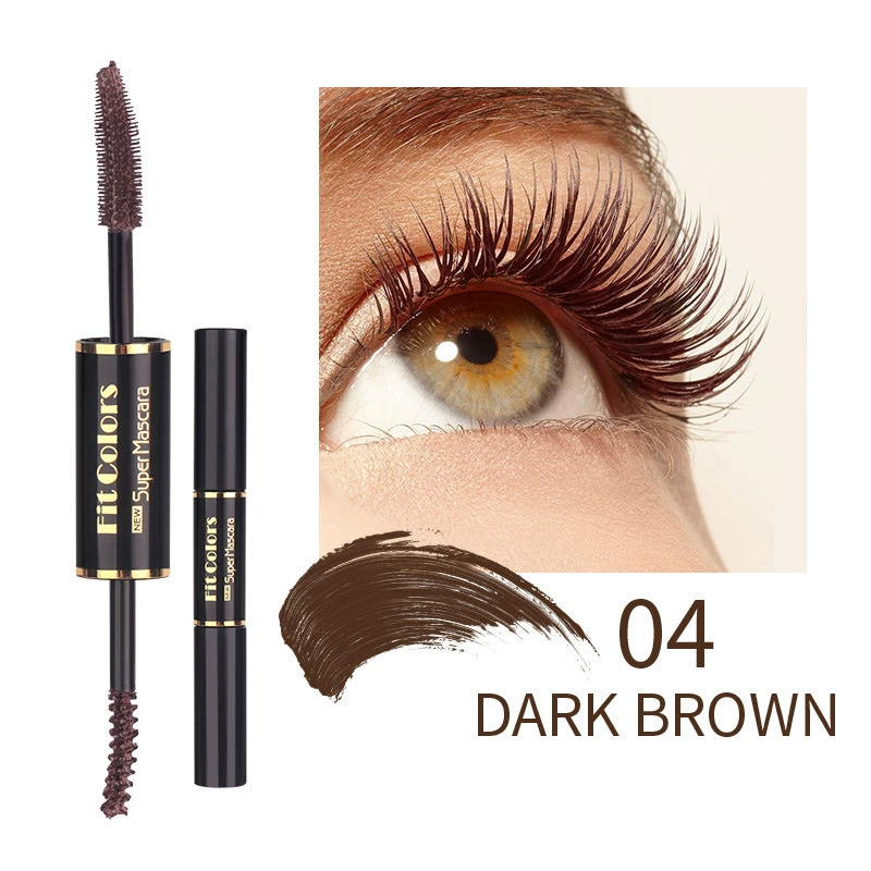 Eye black double head color mascara thick curly white eyebrow dye eye black - Image 5