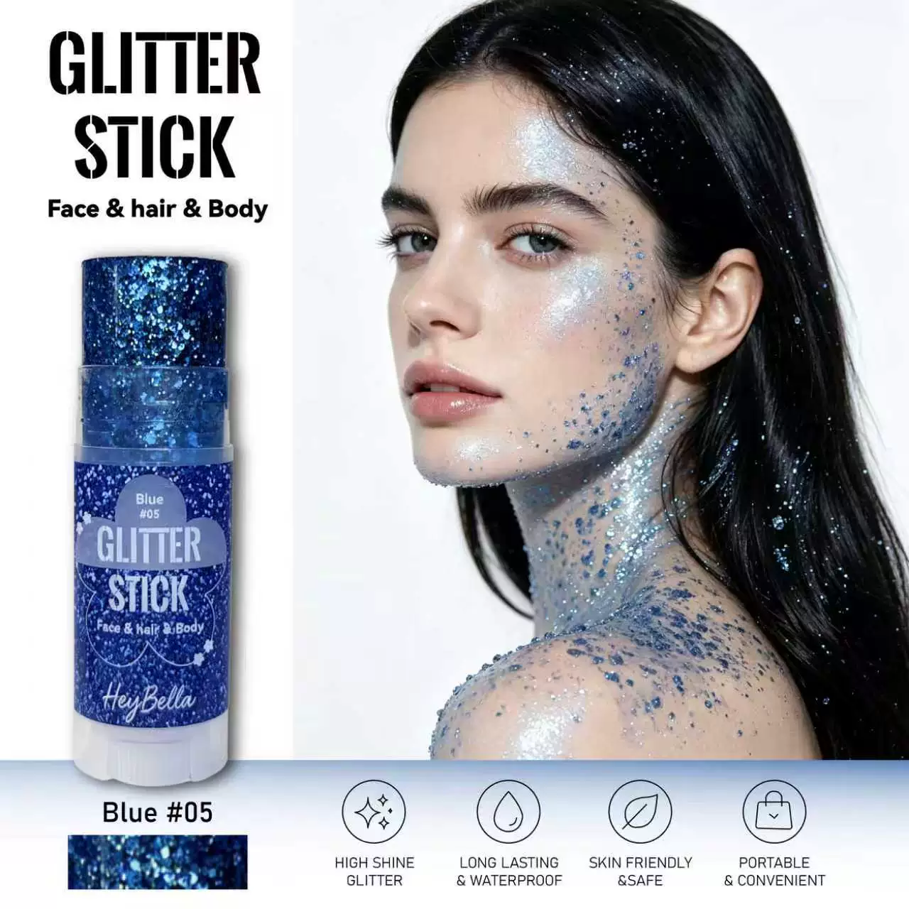 Sparkling sequins explosive stage makeup performance makeup - Image 6