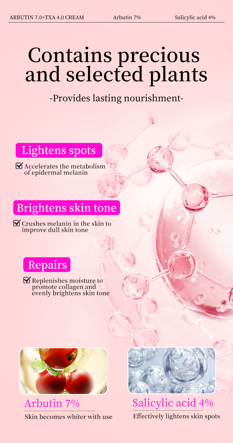 Black Spot Repair Cream Corrective Facial and Body Care Arbutin Aminocaproic Acid Cream - Image 5