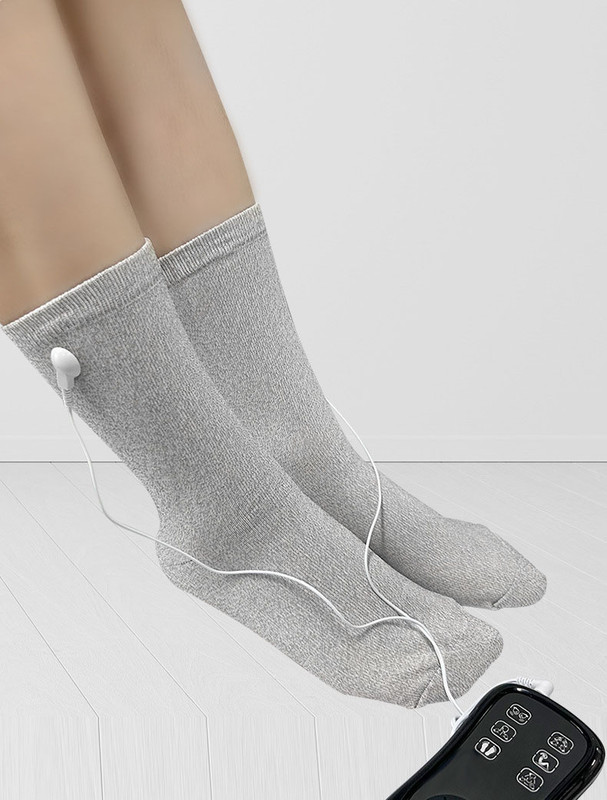 Silver Fiber DDS Conductive Socks Acupoint Massage Circulation Therapy Socks for Physiotherapy Salon - Image 4