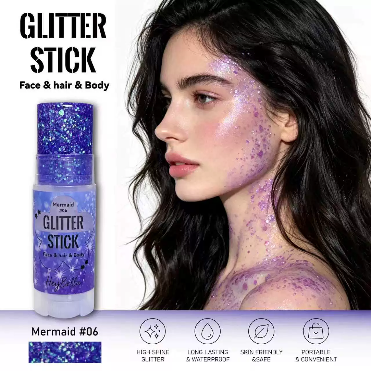 Sparkling sequins explosive stage makeup performance makeup - Image 7