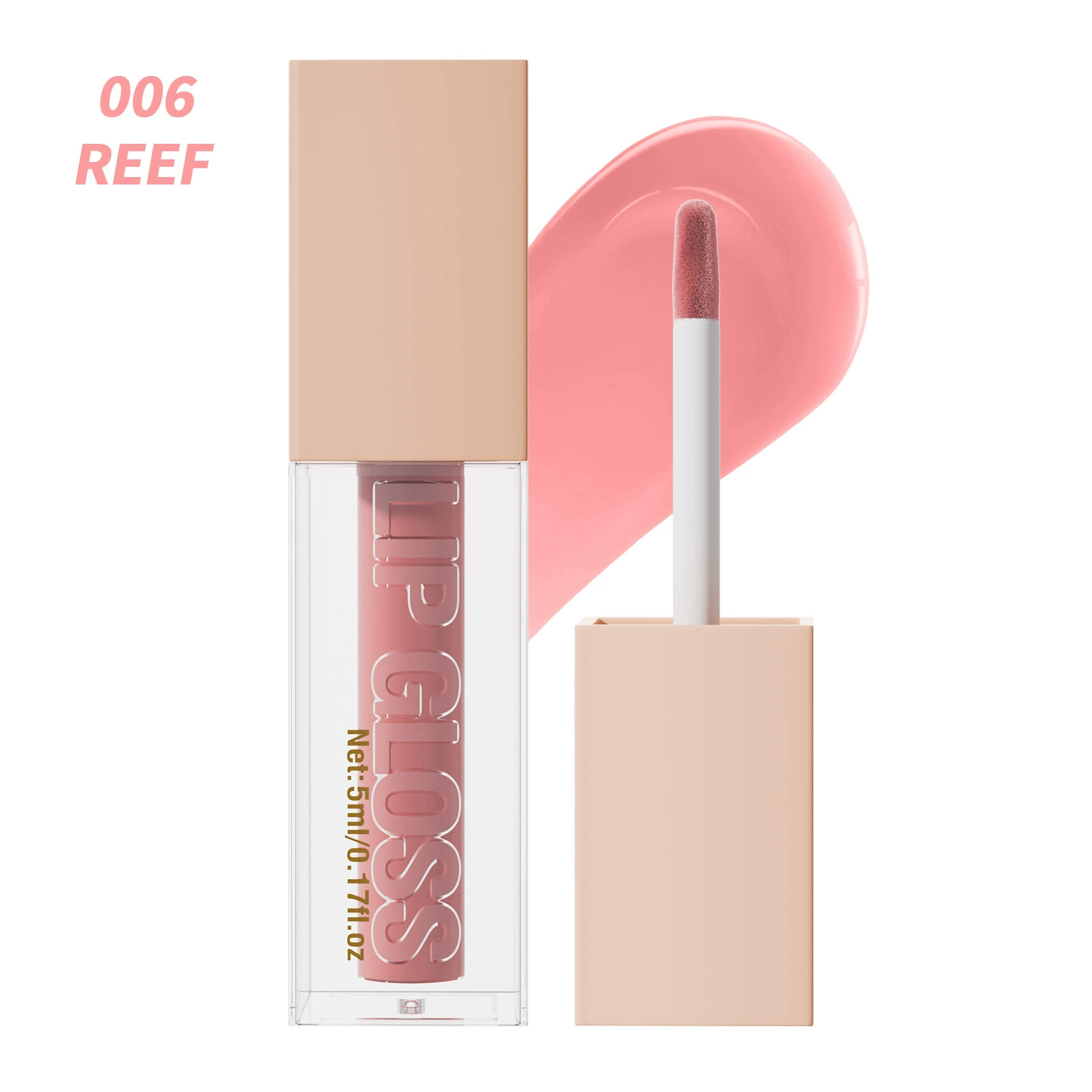 Eight color mirror water gloss lip gloss moisturizing fine shimmering pearl lip gloss - Image 6