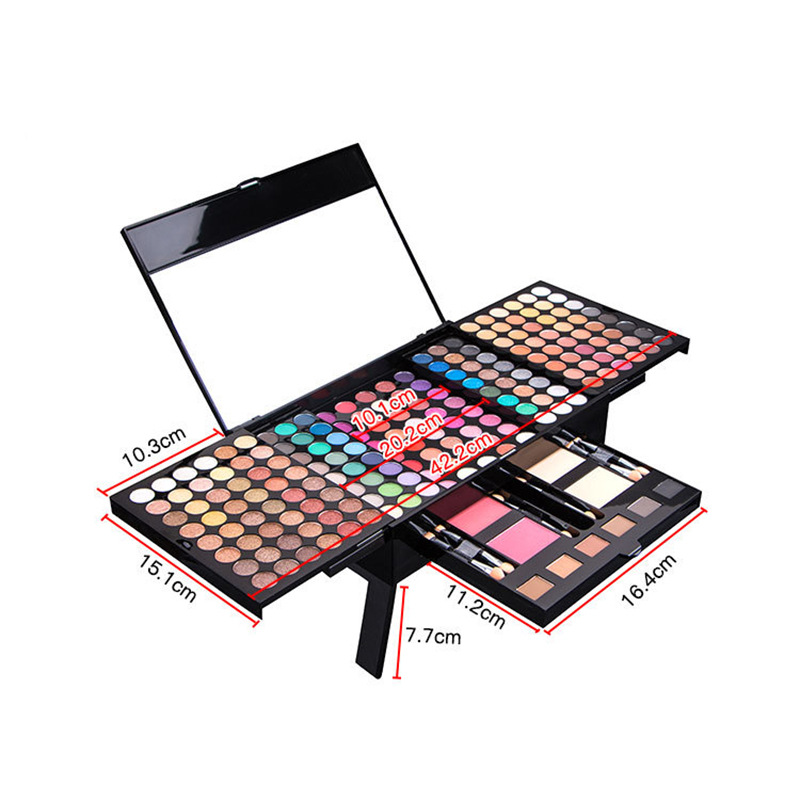 194 color eye shadow plate earth color pearlescent matte eye shadow facelift powder blusher eyebrow powder makeup kit - Image 3
