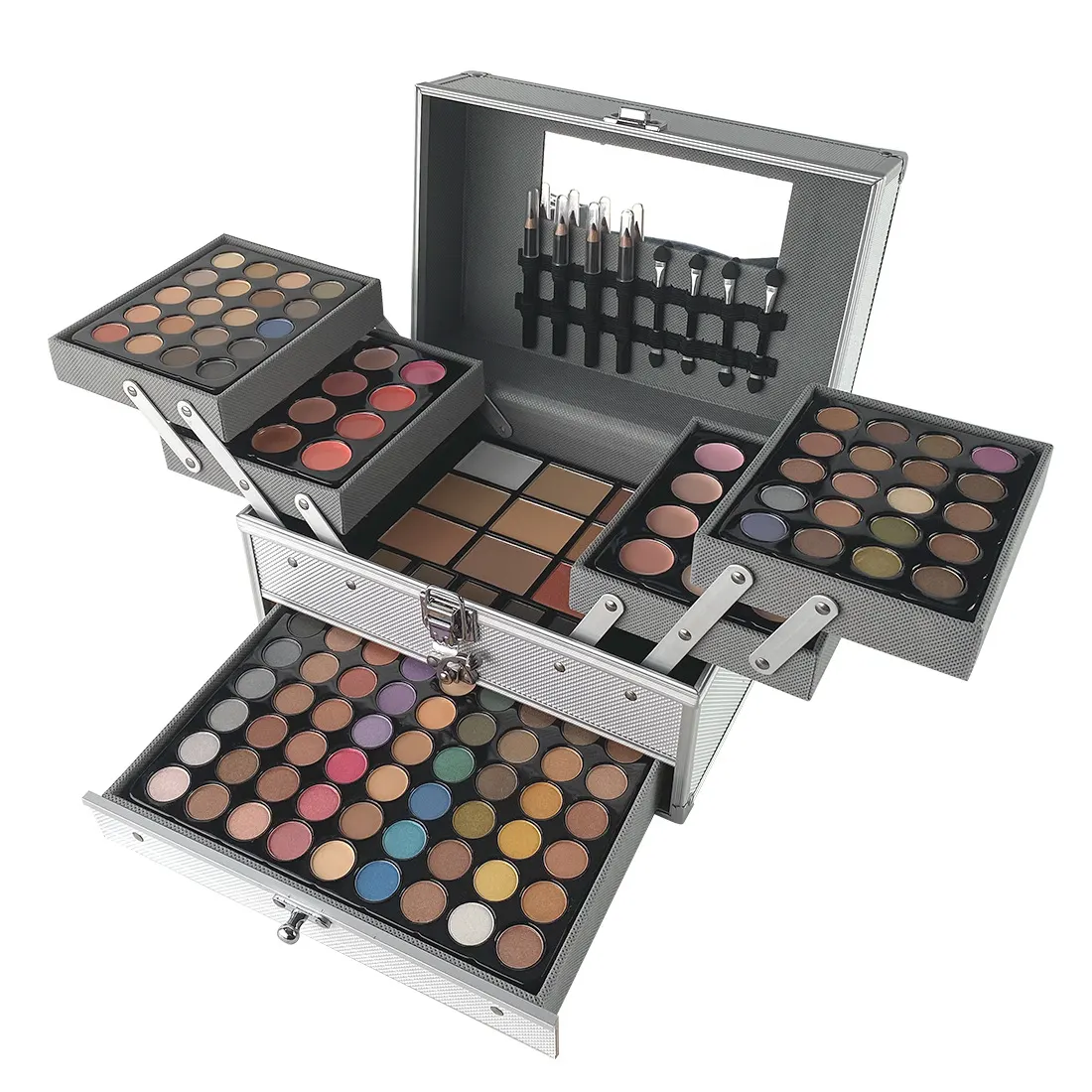 132 color makeup bag makeup artist special makeup box eye shadow plate